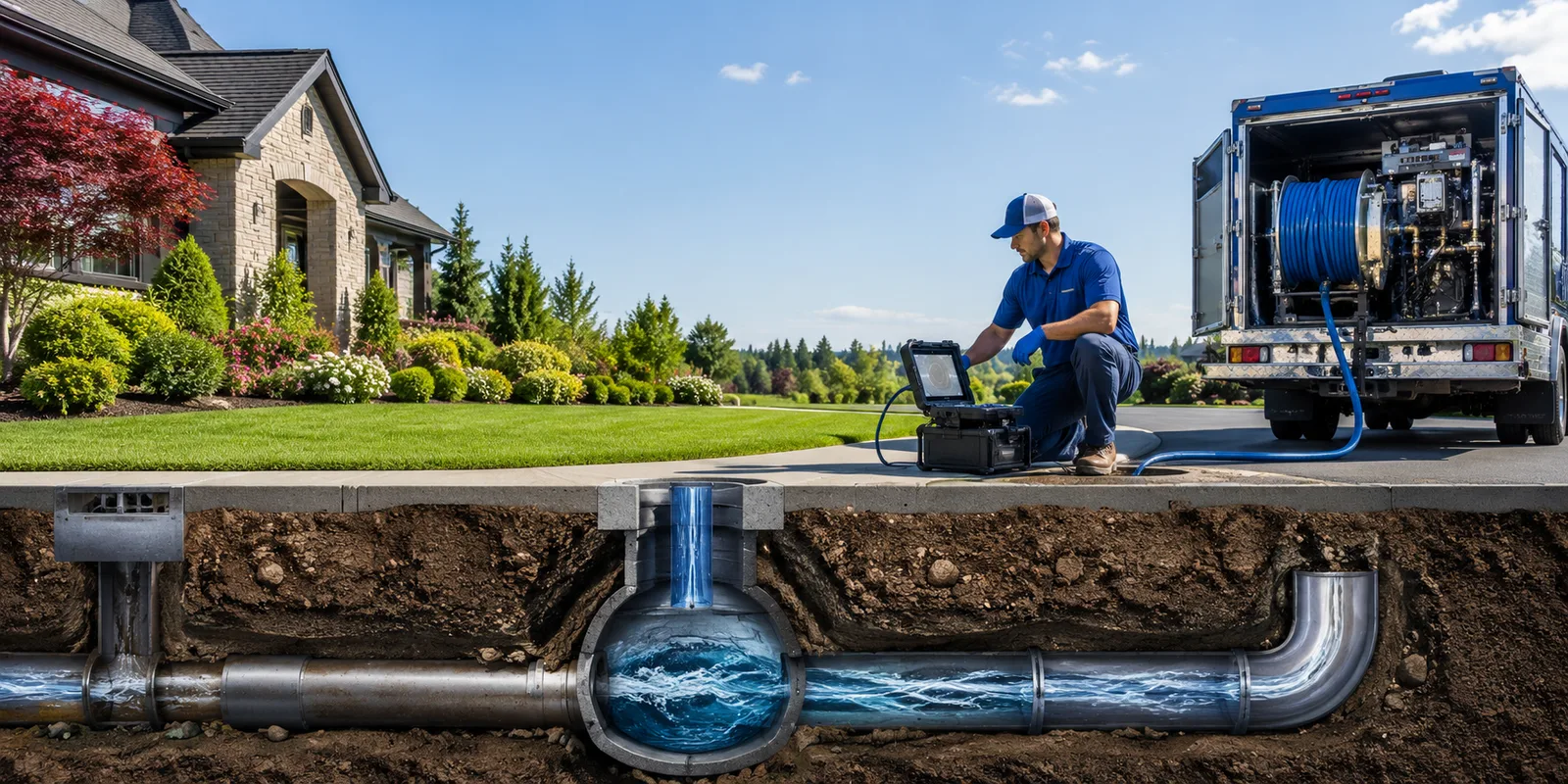 Drainage restoration information for New Palestine, IN